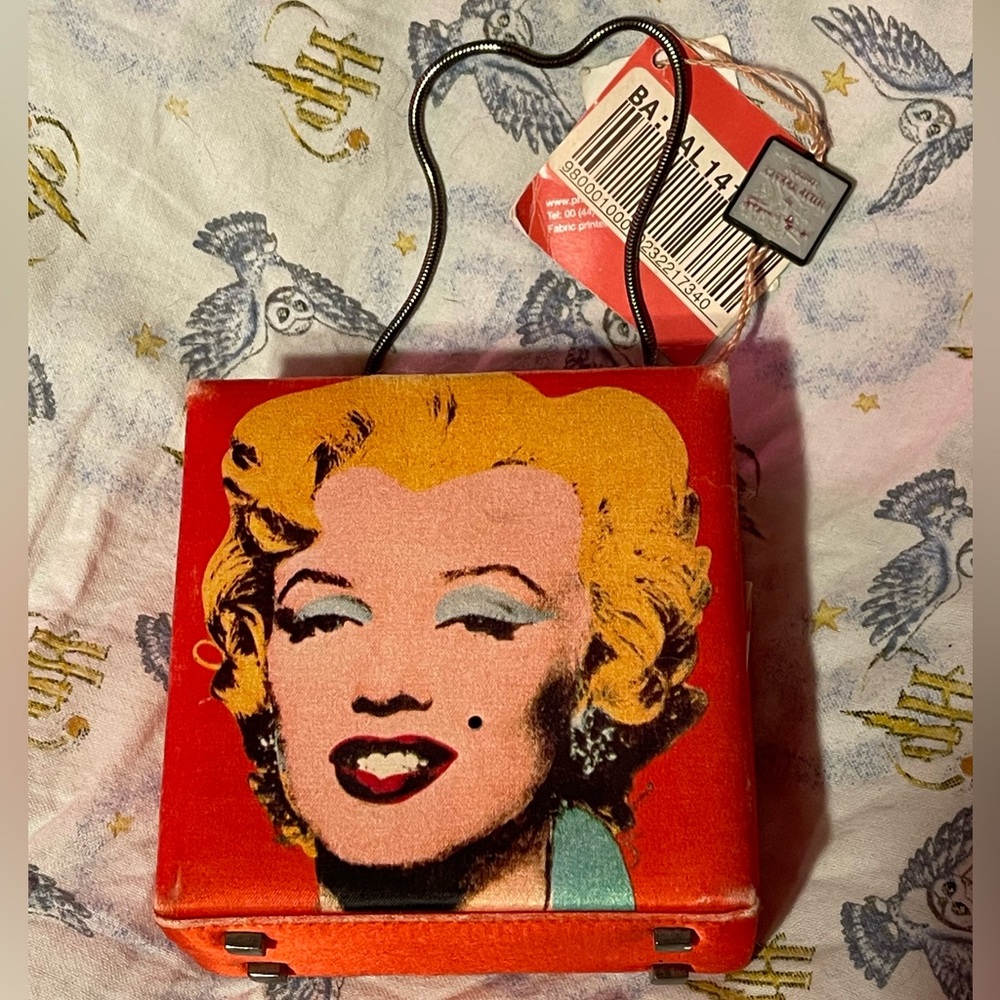 Collectible Philip Treacy Marilyn Monroe Andy Warhol Box Bag - Picture 2 of 9